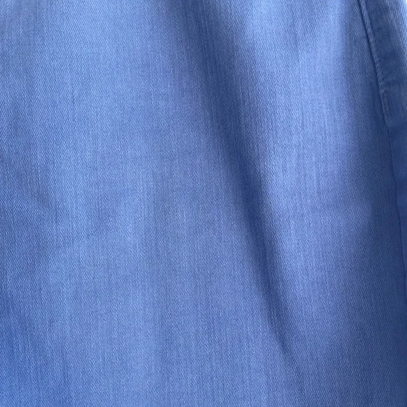 Chico's Light Blue Frayed Jean Shorts - Picture 6 of 6